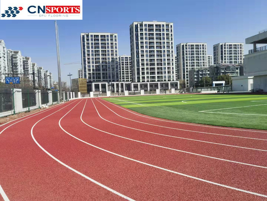 13mm Sandwich Athletic Running Track Waterproof Soundproof Anti Slip