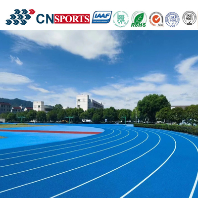 Outdoor Easy Construction Sky Blue SPU Running Track For School