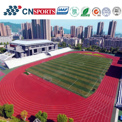 High Performance Self Knot Rubber Running Track For Any Form Of Athletics Training Venues