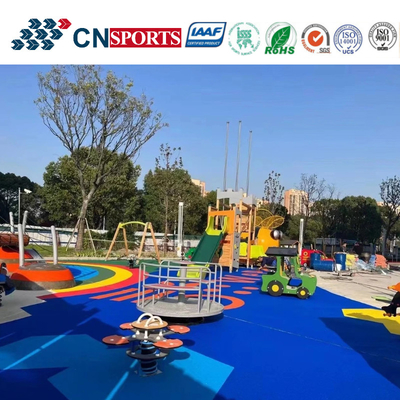 Synthetic Rubber Sports Playground Flooring Use EPDM Granules With Various Colors