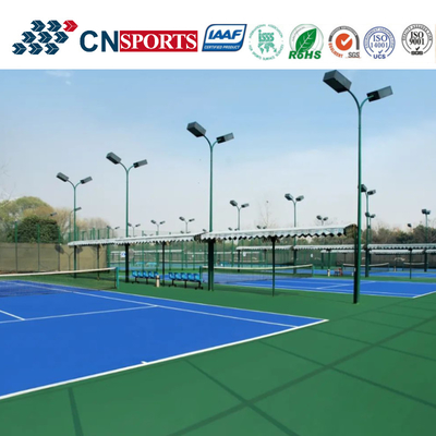 High Rebounce Acrylic Coating All Weather Use Tennis Court Sports Flooring With Itf