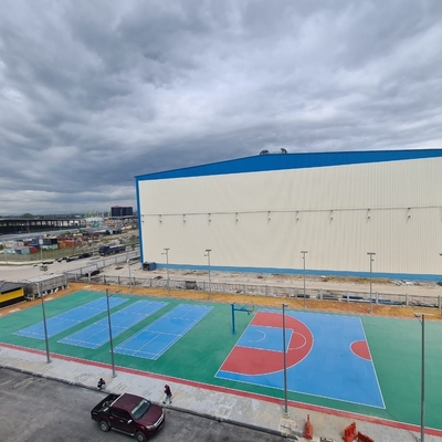 Athletic Court Silicon PU Sports Flooring For Basketball Court And Tennis Court