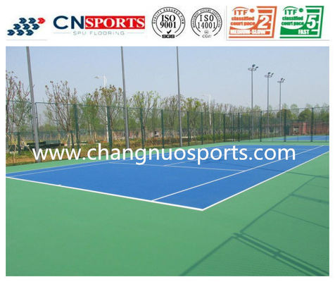 Wear-Resistance and Anti-Seepage Silicon Polyurea Tennis Sports Flooring,Non-Toxic