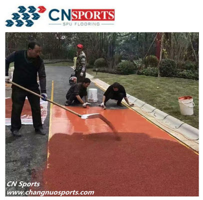 Anti Slip Outdoor Playground PU binder EPDM Wet Pour Rubber Flooring