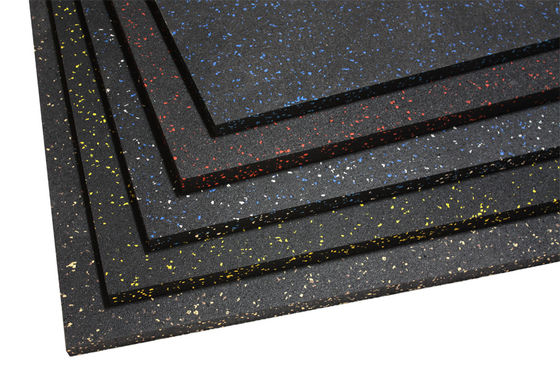 Non Radiation Rubber EPDM Granules Indoor Gym Flooring Shock Absorbing