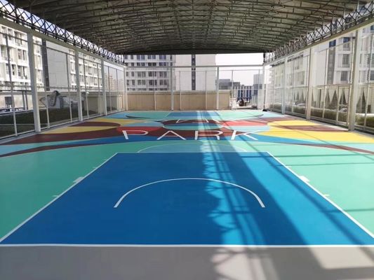 SPU Tennis Sports Flooring No Bubble