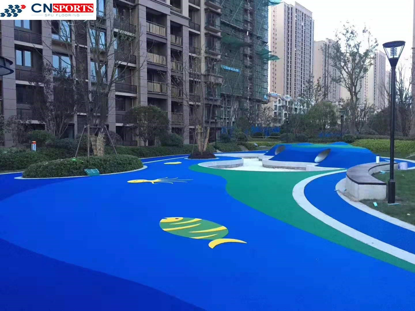 UV Resistance Color Lasting EPDM Rubber Flooring ITF EPDM Floor Tiles