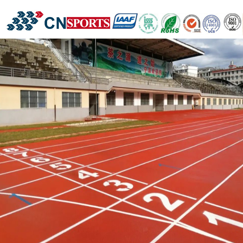 EPDM Broadcasting Synthetic Rubber Permeable Type Running Track Iaaf Certified