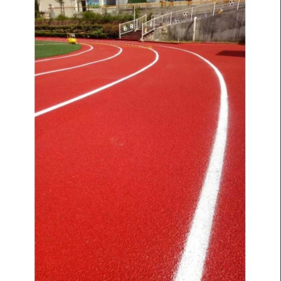 9mm Anti Skiding Polyurethane Running Track , Rubber Jogging Track