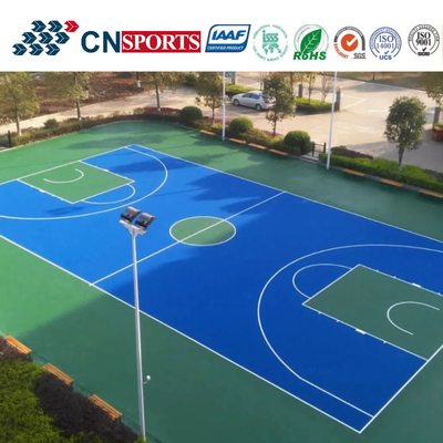 Customized Eco Friendly SPU Basketball Courts Flooring With Iaaf Certification