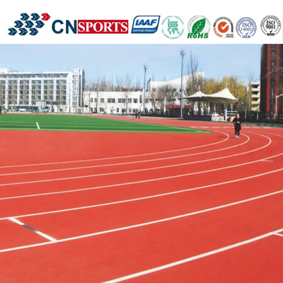13mm Iaaf Approved EPDM Rubber Granule Self Knot Mixed Type PU Runway Flooring