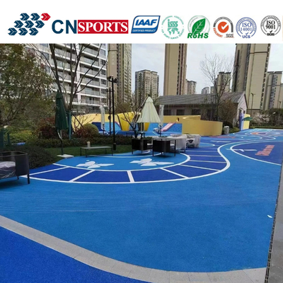 Synthetic Rubber Sports Playground Flooring Use EPDM Granules With Various Colors