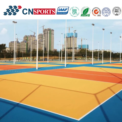 High Rebounce Acrylic Coating All Weather Use Tennis Court Sports Flooring With Itf