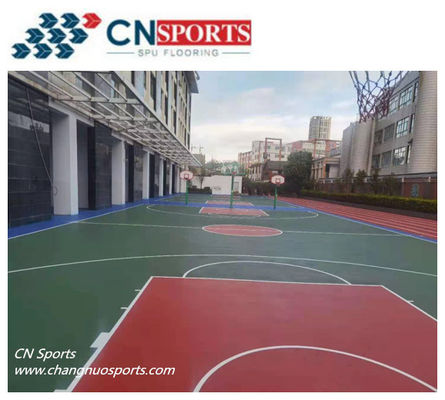 SPU High Quality and Durable and Flame Retardant Level 1 Basketball Flooring
