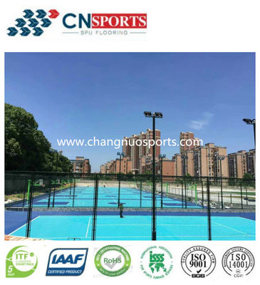 4mm  Crystal And High  Rebound and 0.035 Wearability Tennis Court Flooring