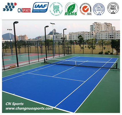 0.038mpa Wearability For SPU Basketball Flooring