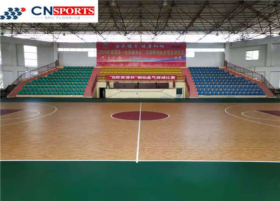 3.5Mpa Indoor Sport Court Flooring Basketball Court Anti Slip Flooring