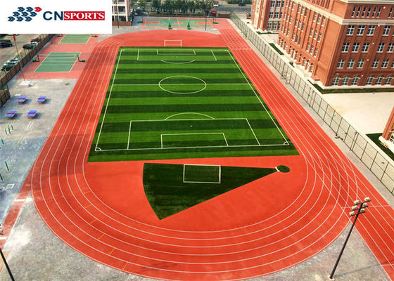 13mm Rubber Running Track  Outdoor Jogging Track Flooring Sandwich System