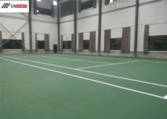 0.035 Wearability Silicon PU Tennis Court Flooring