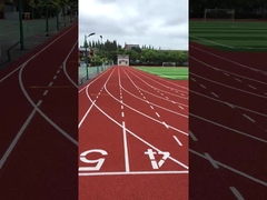 High Slip Resistance Athletic Running Track Smooth Surface